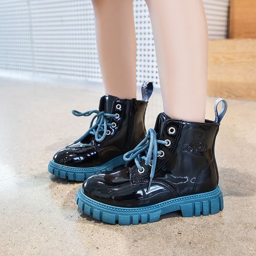 High Top Martin Casual Shoes Boys' And Girls' Leather Boots