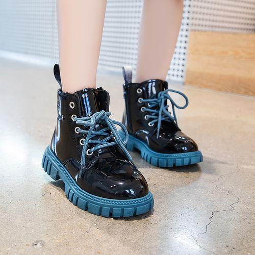 High Top Martin Casual Shoes Boys' And Girls' Leather Boots