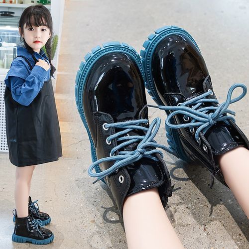 High Top Martin Casual Shoes Boys' And Girls' Leather Boots
