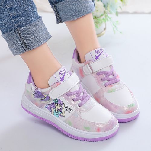 Autumn Leather Girls' Board Shoes Sneakers Size 26-37