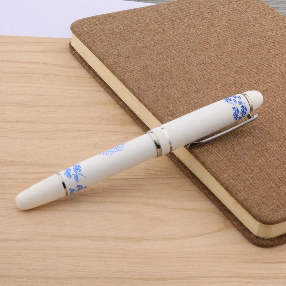 Fountain Pen Auspicious Clouds Painting Medium Nib For Stationery Office School Supplies Writing
