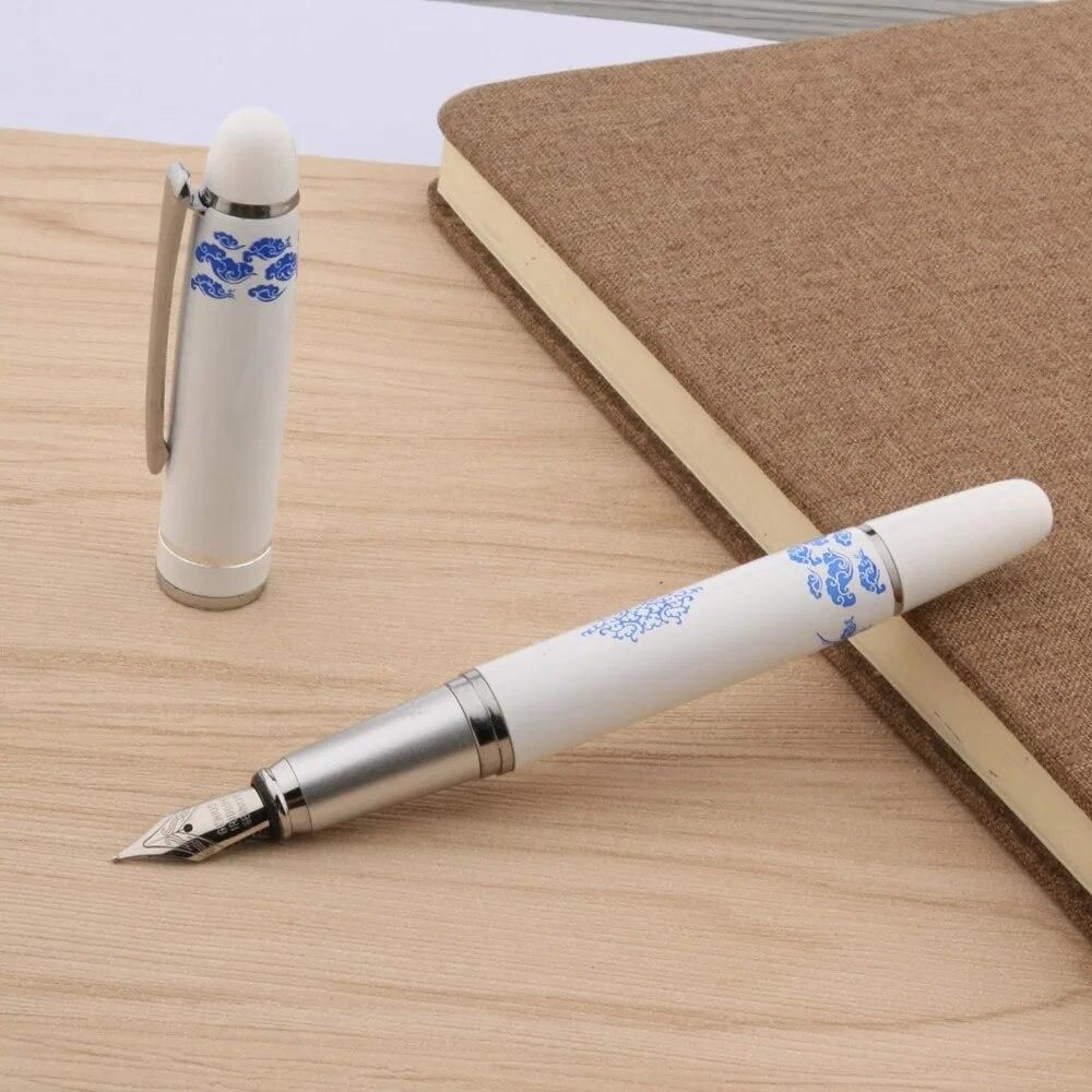 Fountain Pen Auspicious Clouds Painting Medium Nib For Stationery Office School Supplies Writing