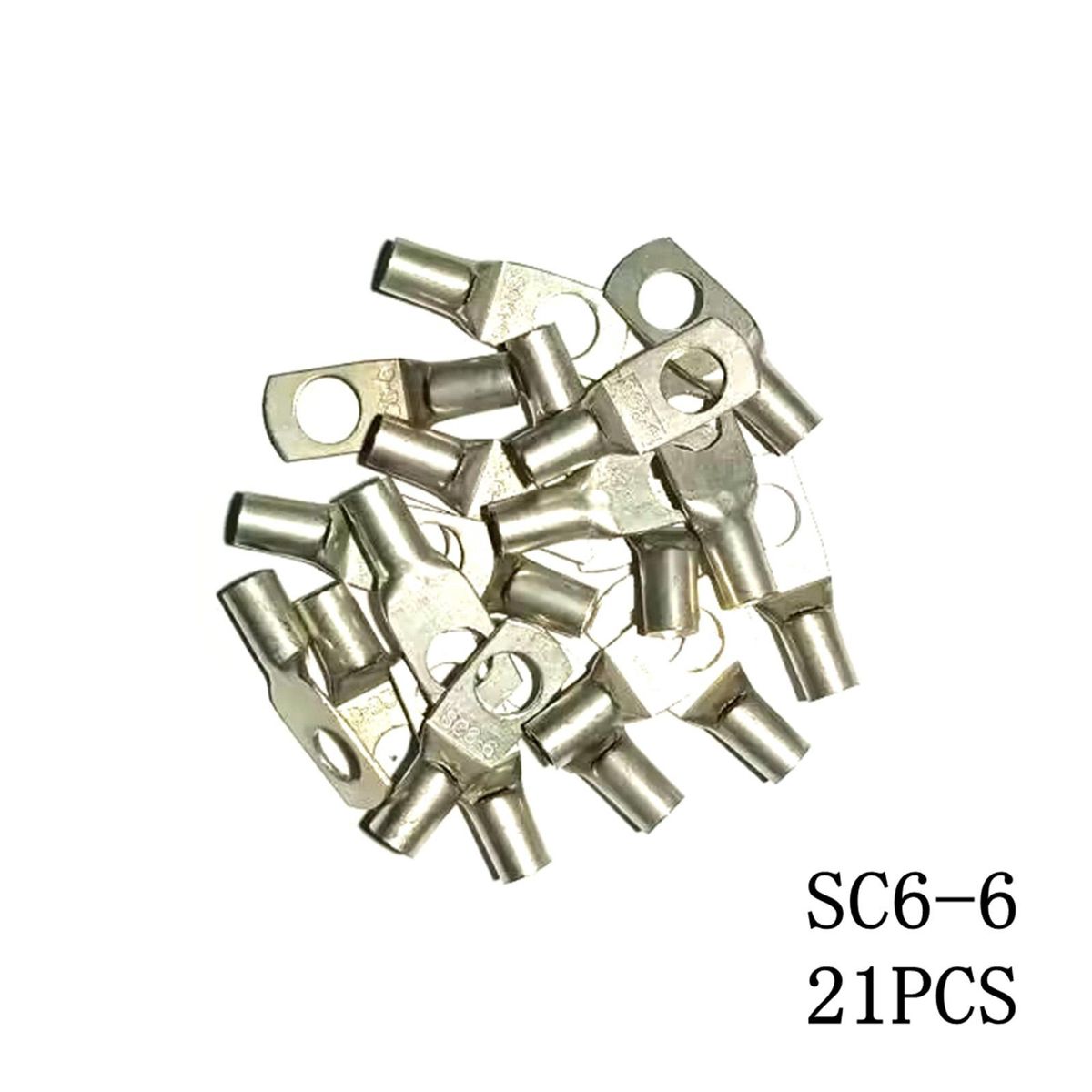 21 Pieces Copper Wire Lugs For Electrical Appliances Household