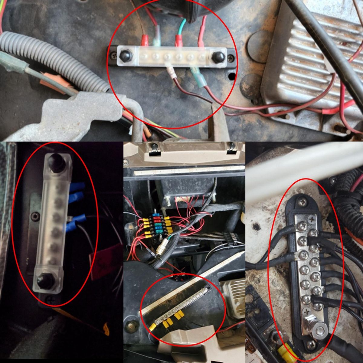 Power Distribution Block 48V With Cover 150 A For Marine
