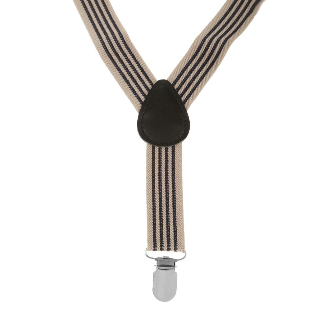 3x Suspender And Bow  For Kids Unisex - Classic