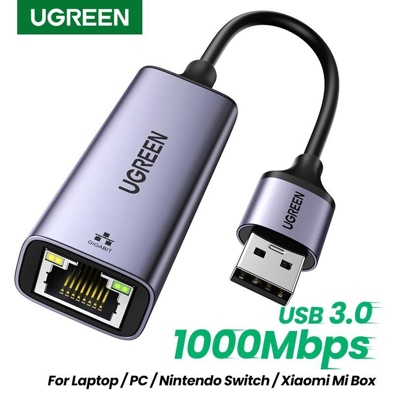 USB 3.0 to Ethernet Adapter Gigabit Network Adapter for PC