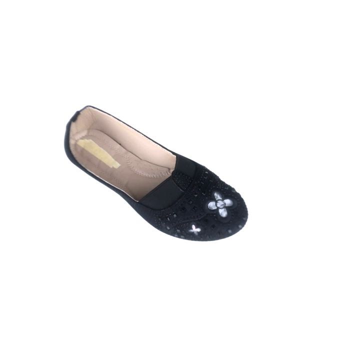 Ladies Quality Flat Shoe For Women-black