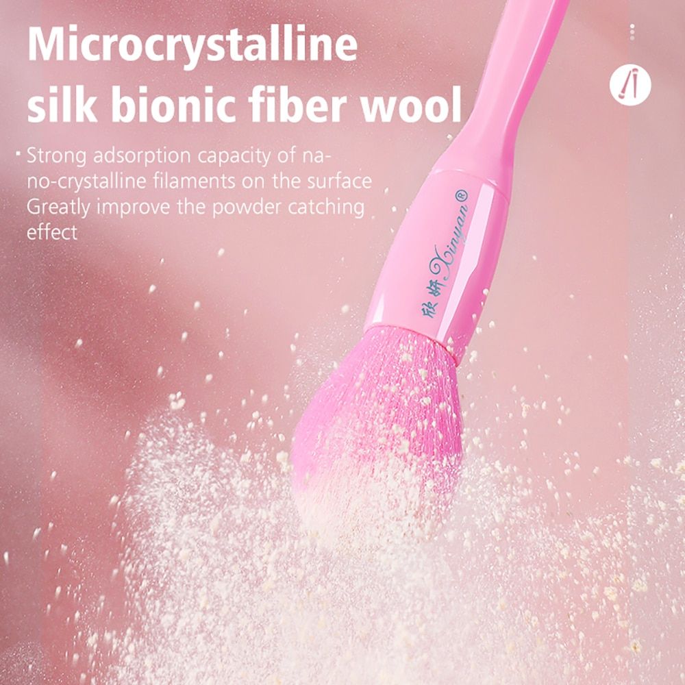 Candy Color Makeup Brushes Set With Bag Eyeshadow Powder Plastic Handle Concealer Cosmetics Eyebrow Beauty Eyelash Tools Blue