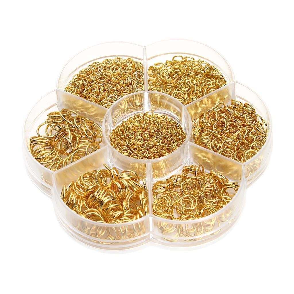 Jewelry Findings Kit Assorted Open Jumpring Jump Rings For Gold