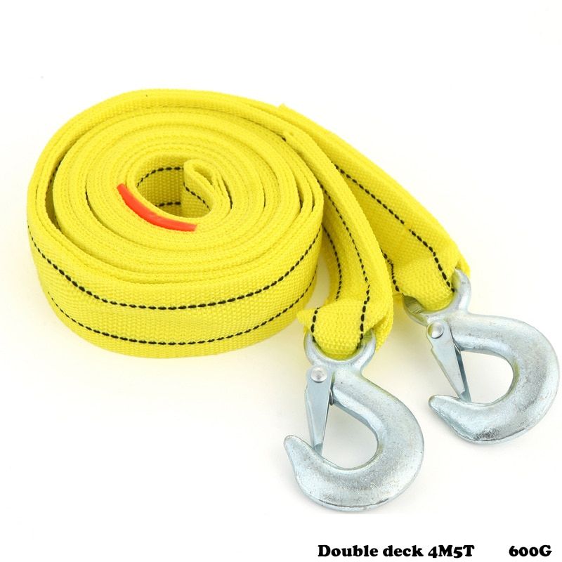 Car Tow Belt Jdm Car Tow Trailer Hook Rope Practical Outdoor Emergency Rope Kit Tow Double Layers Trailer Parts Accessories