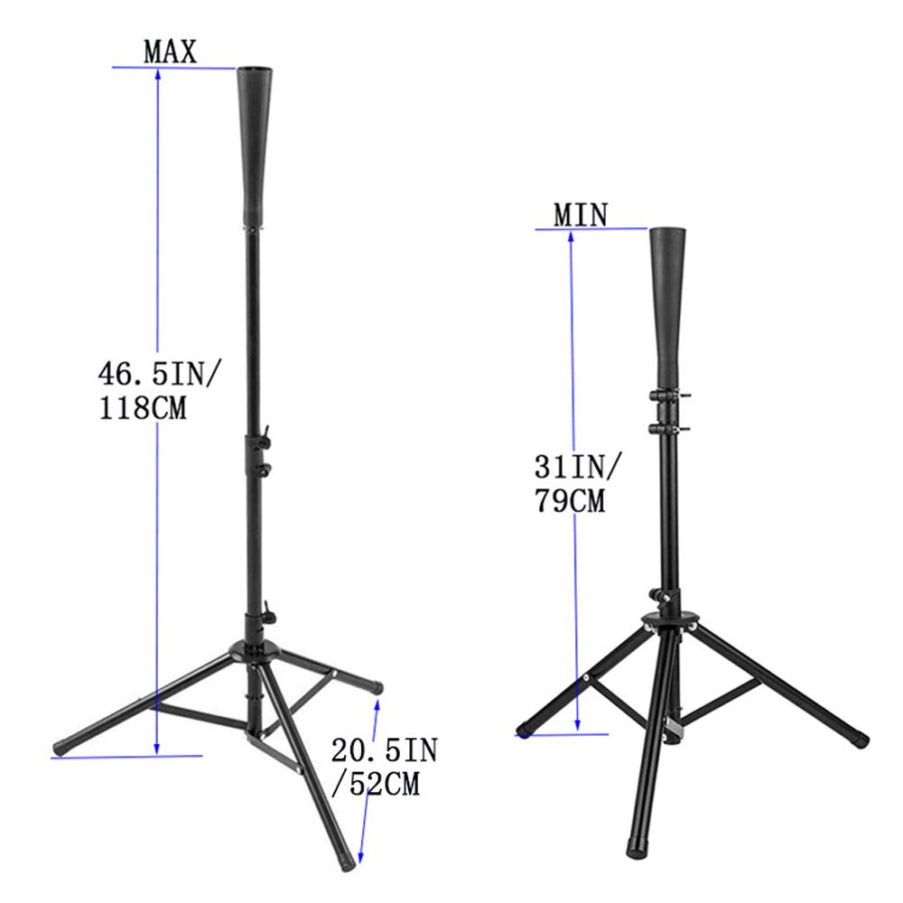 Baseball Batting Tee Portable Tripod Stand For Batting
