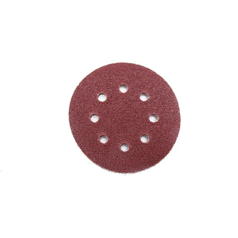 80PCS Sanding Discs Pads, 40 60 80 100 120 150 180 240 320 400 Grits 8-Holes Sandpaper Assorted for Multiple Orbital Sander