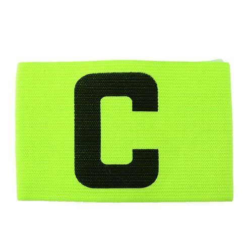 NEW Football Soccer Captain Armband Flexible Sports Adjustable Player Bands Fluorescent  Colorful(GREEN)