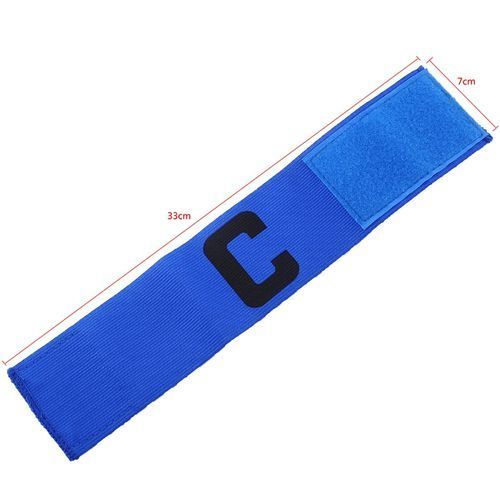 NEW Football Soccer Captain Armband Flexible Sports Adjustable Player Bands Fluorescent  Colorful(GREEN)