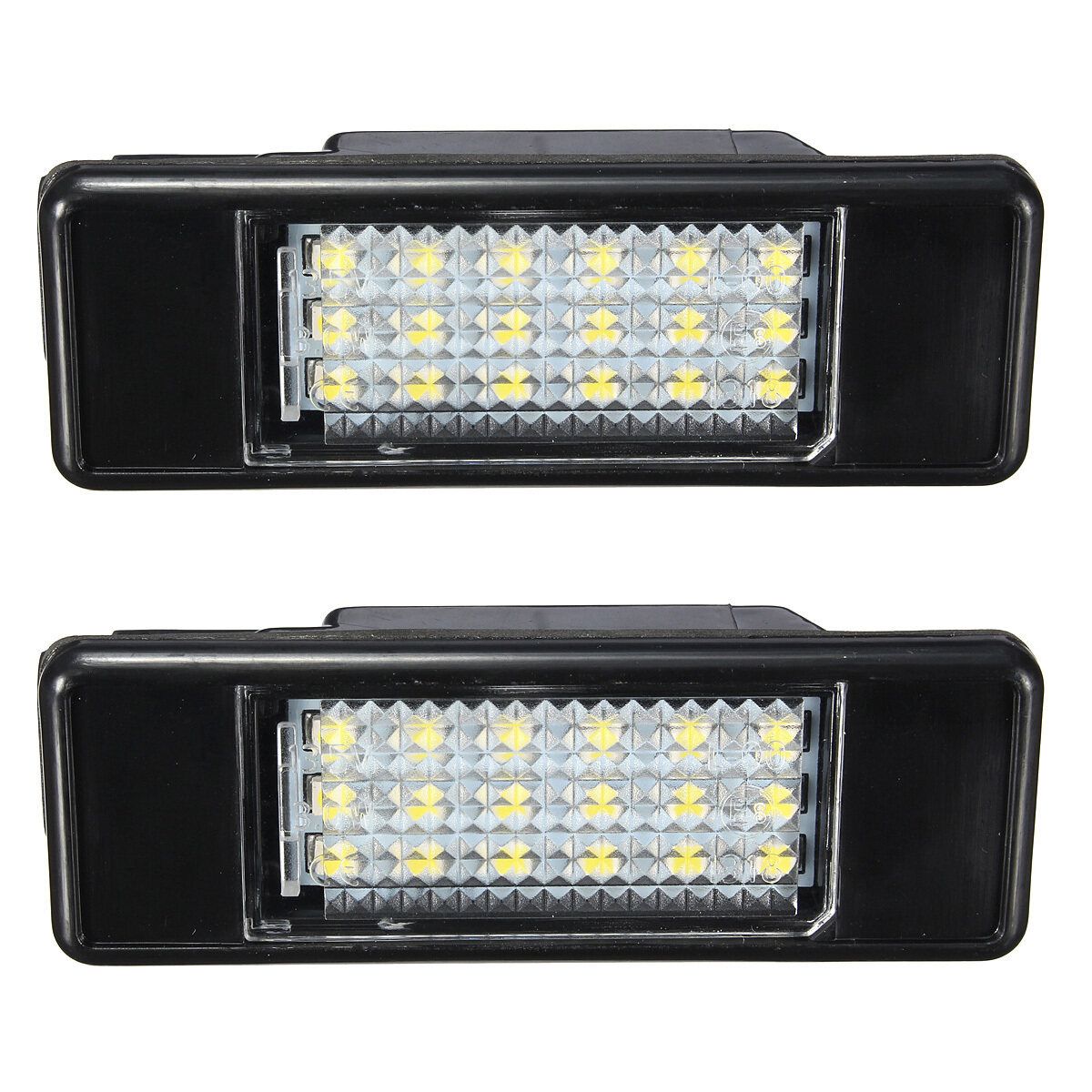 2x Peugeot Licence Number Plate LED Light White 106 207 307 308 406 407 508 RCZ