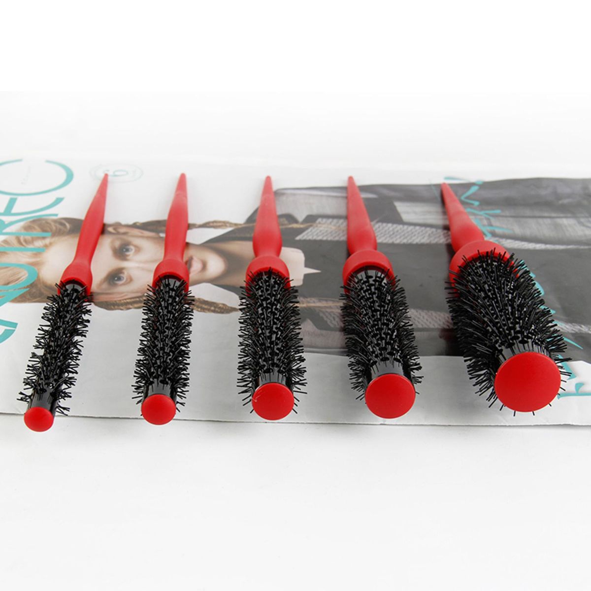 Round Hair Brush for Woman Blow Drying Volume Curling & Straightening Hair Brush