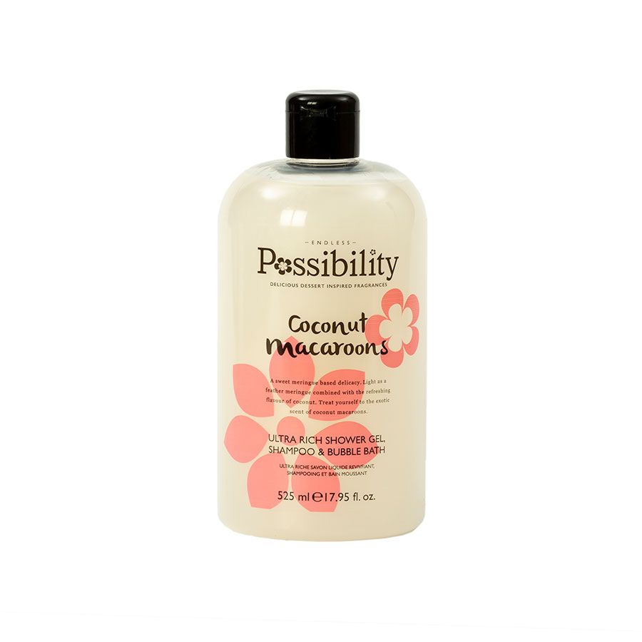Coconut Macaroons 3 In 1 Shower Gel