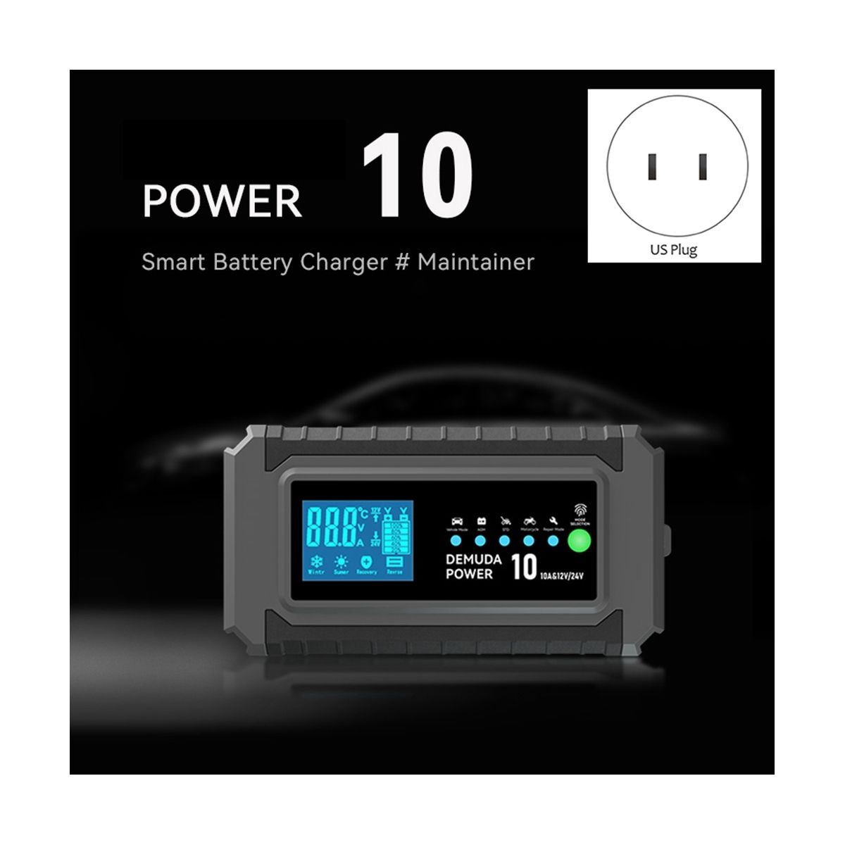 12V 10A Automotive Battery Charger 24V 5A Ca