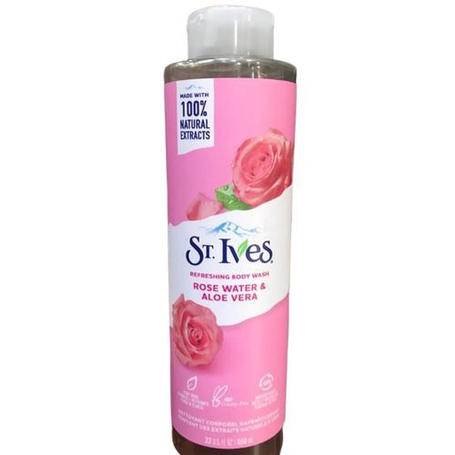 Ives Exfoliating Body Wash Rose Water And Aloe Vera - 650ml