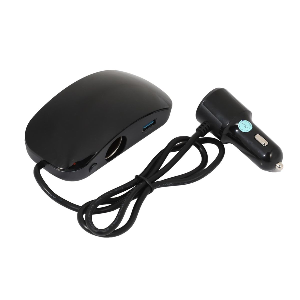 Car Auto 12V-24V Power Adapter 3 USB 2 Cigarette Ligter
