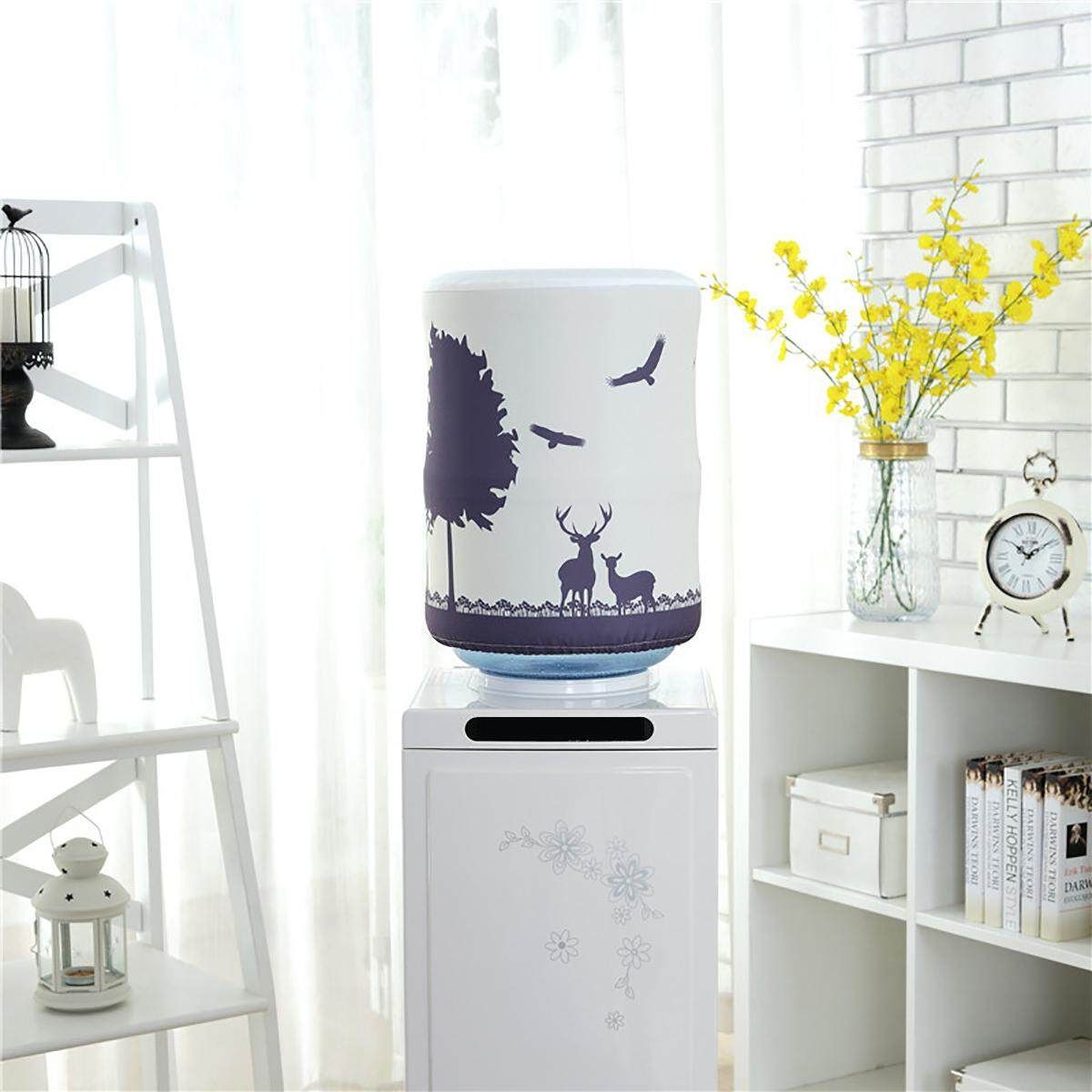 Water Dispenser Bucket Cover Barrel Dustproof Protect Case Home Office Decor Dark Grey