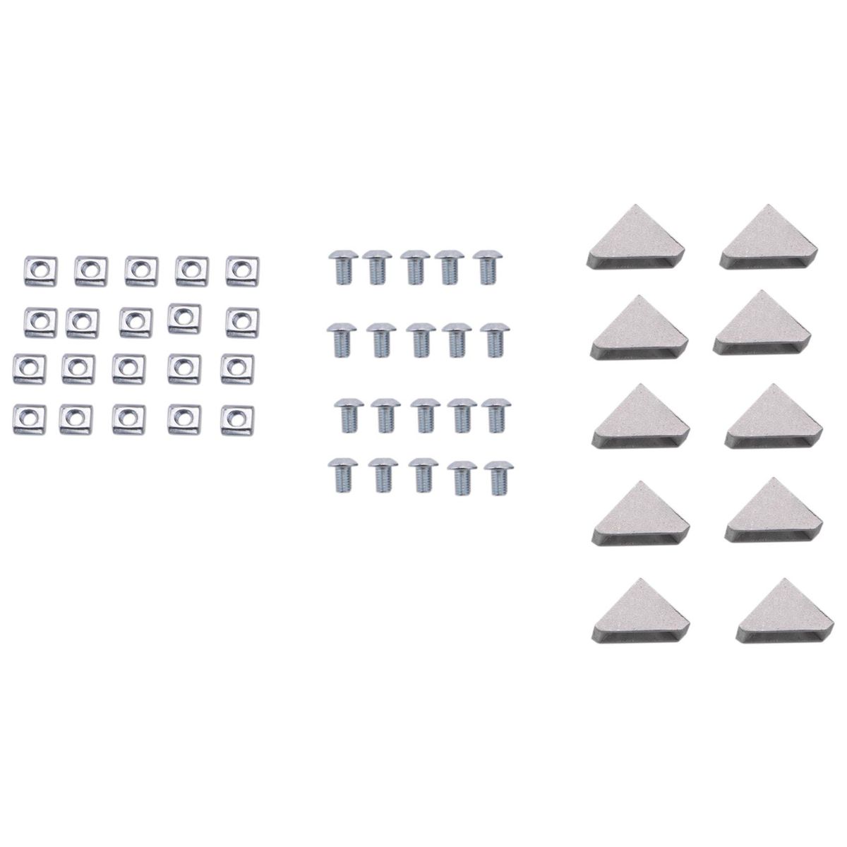 50Pcs Corner Bracket 2020 Series Aluminum Connector Set for 6mm Slot Aluminum Accessories