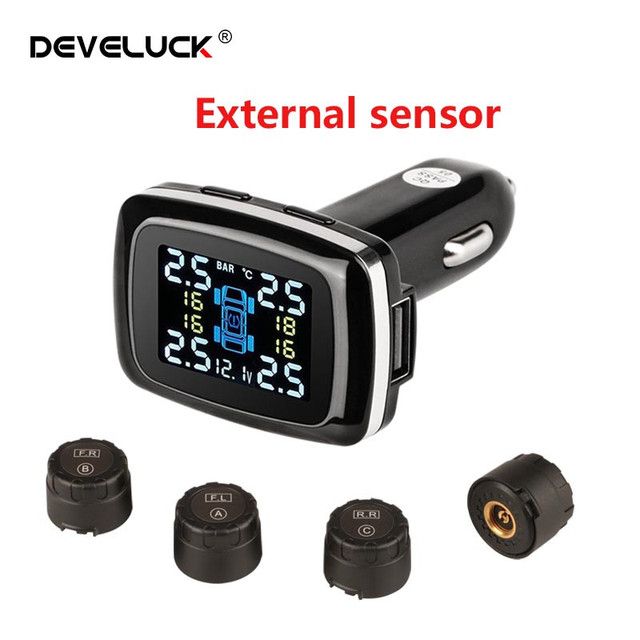 Tpms Cigarette Led Display External Internal Sensors Usb