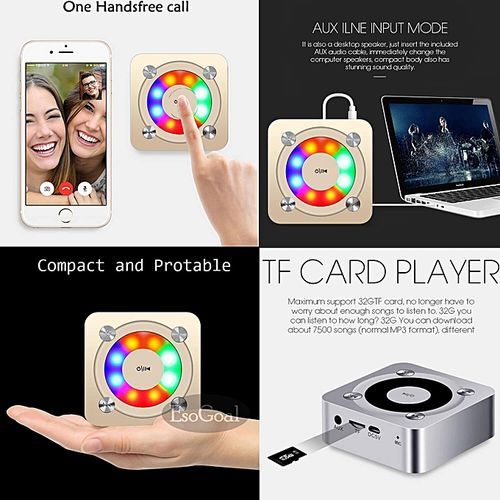 Portable Wireless Bluetooth Speakers Mini Size Outdoor Travel Stereo Music Loudest Sound Bluetooth 4.1/ Micro SD Support,for Laptop PC And Mobile HT-S