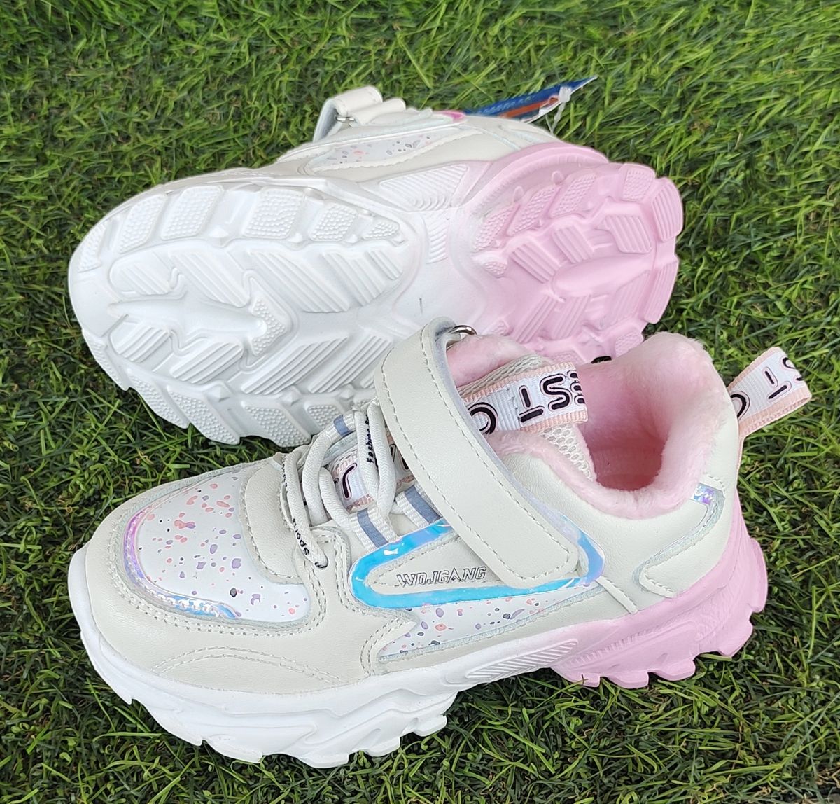 Children Girls Chunky Sole Unique Sneakers