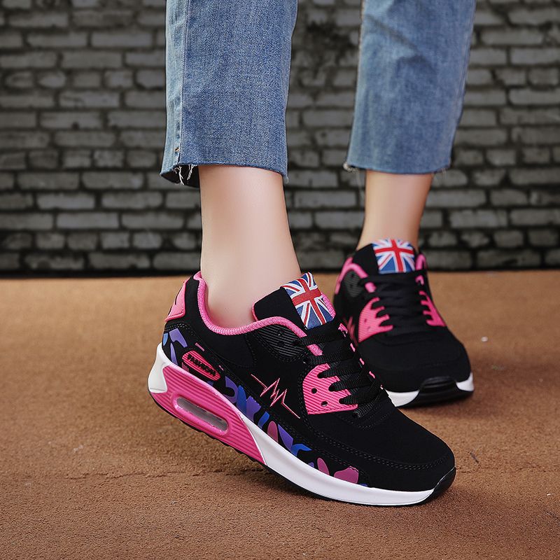 Girls Sneakers Kids Girl Walking Shoes--Pink