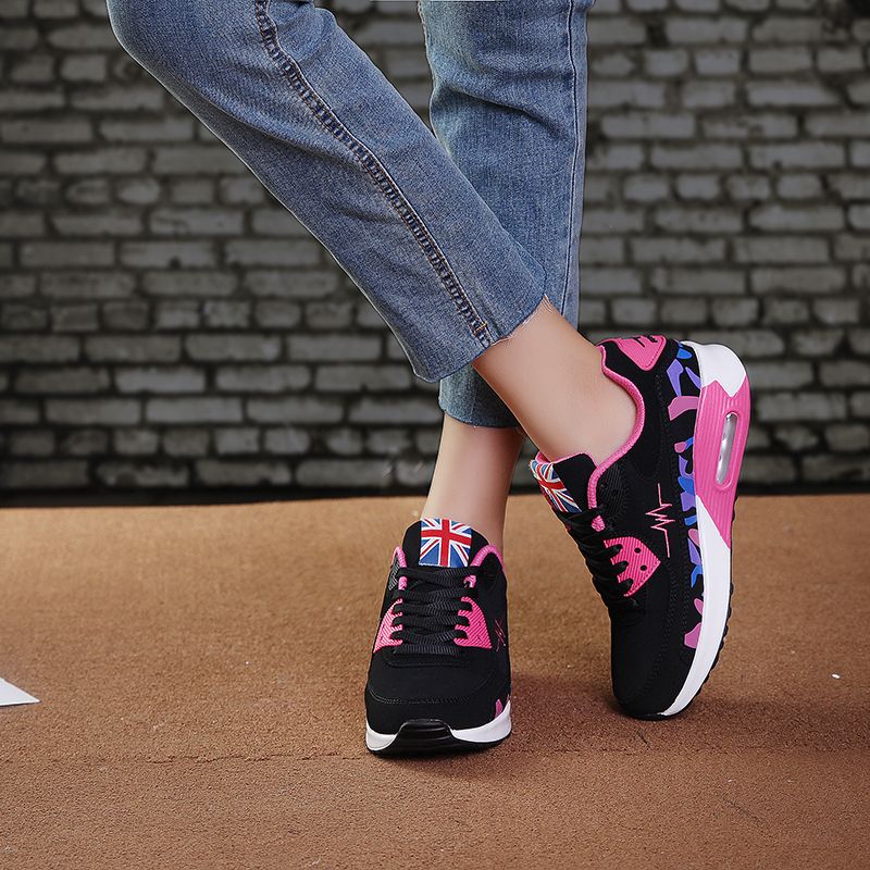 Girls Sneakers Kids Girl Walking Shoes--Pink