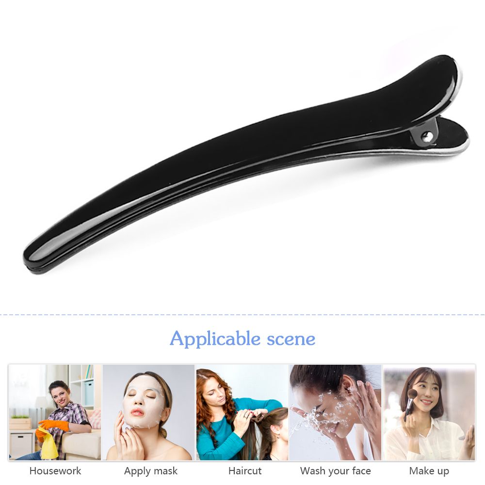 12pcs Hair Sectioning Clips + 1pcs Tail Comb Hair Clamp Grip