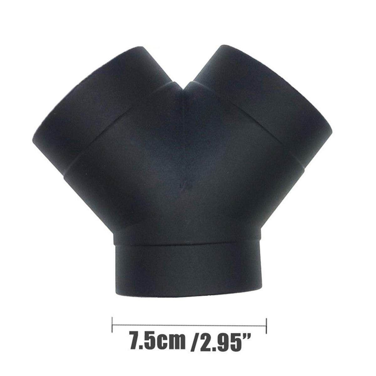 7.5cm Vent Duct Y Pipe Outlet Exhaust Connector For Air Parking Heater