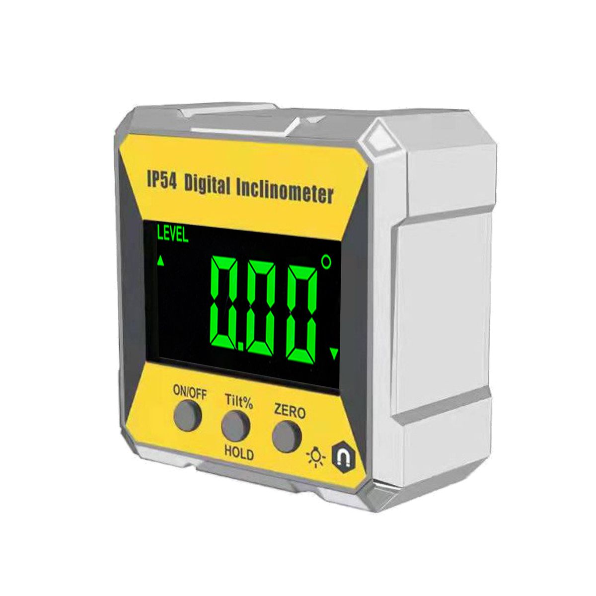 4 X 90 Degrees Digital LCD Protractor Inclinometer Magnetic