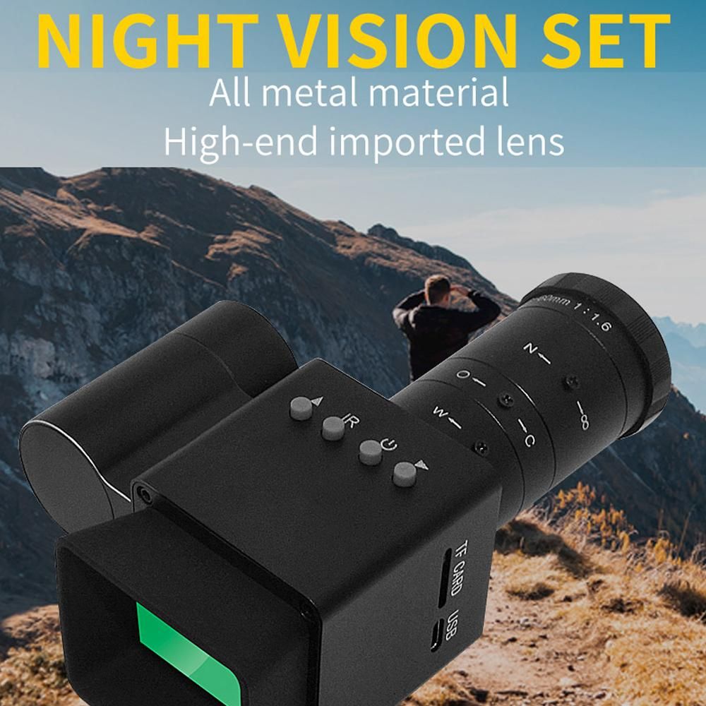 1080P Portable Night-Visions Device Day Night Use 1.54Inch Display Photo Taking Video Recording Infrared Digital Vedio Camera for Outdoor Fishing Boating Observation