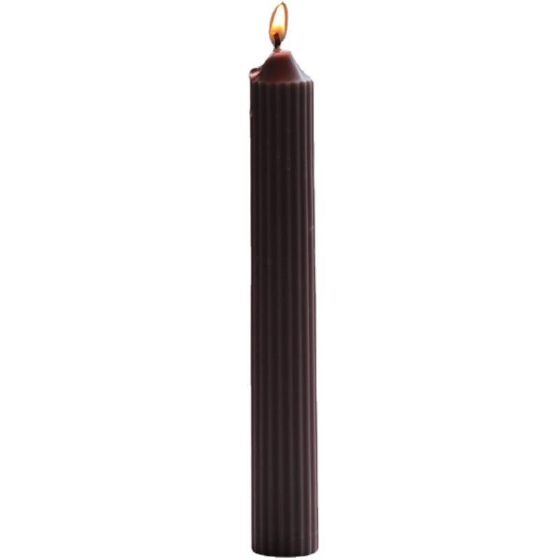 DIY Handmade Supplies Scented Romantic Dinner Candle Injection Mould Long Pillar Gear Tip Wax Acrylic Candle Mold