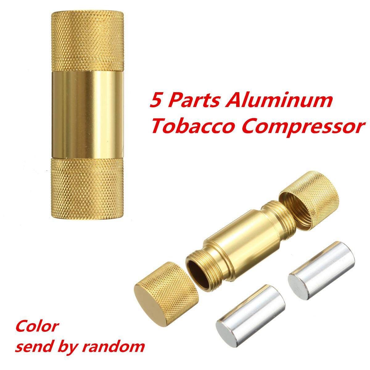 Aluminum Pollen Press Compressor Works With Herb Grinder Gold Black