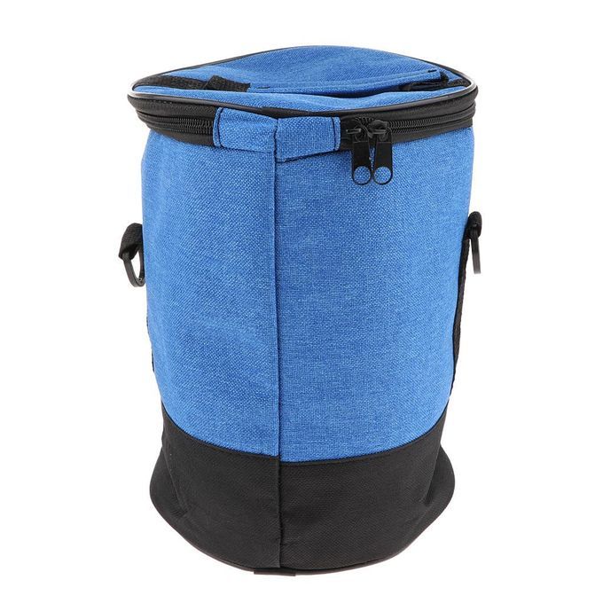 Insulated Reusable Picnic Lunch Bags Boxes, Round Blue (26x18mm)