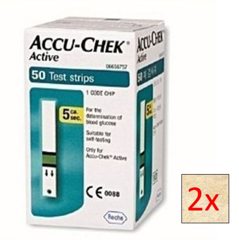 Accucheck Test Strips    ( 2x--- Bottles)