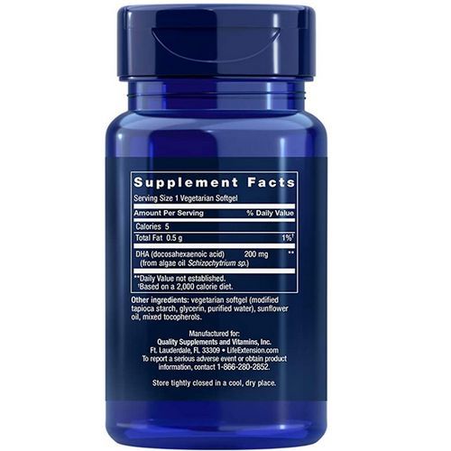 Vegetarian Sourced DHA 200 Mg, 30 Softgels Brain Eyes Health