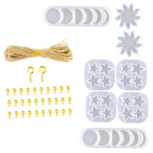 Sun Moon Star Mold Handmade DIY Crystal Epoxy
