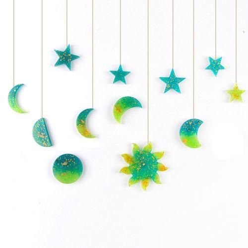 Sun Moon Star Mold Handmade DIY Crystal Epoxy