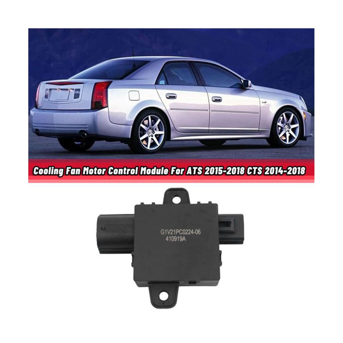 Car Cooling Fan Motor Control Module for 2015-2018