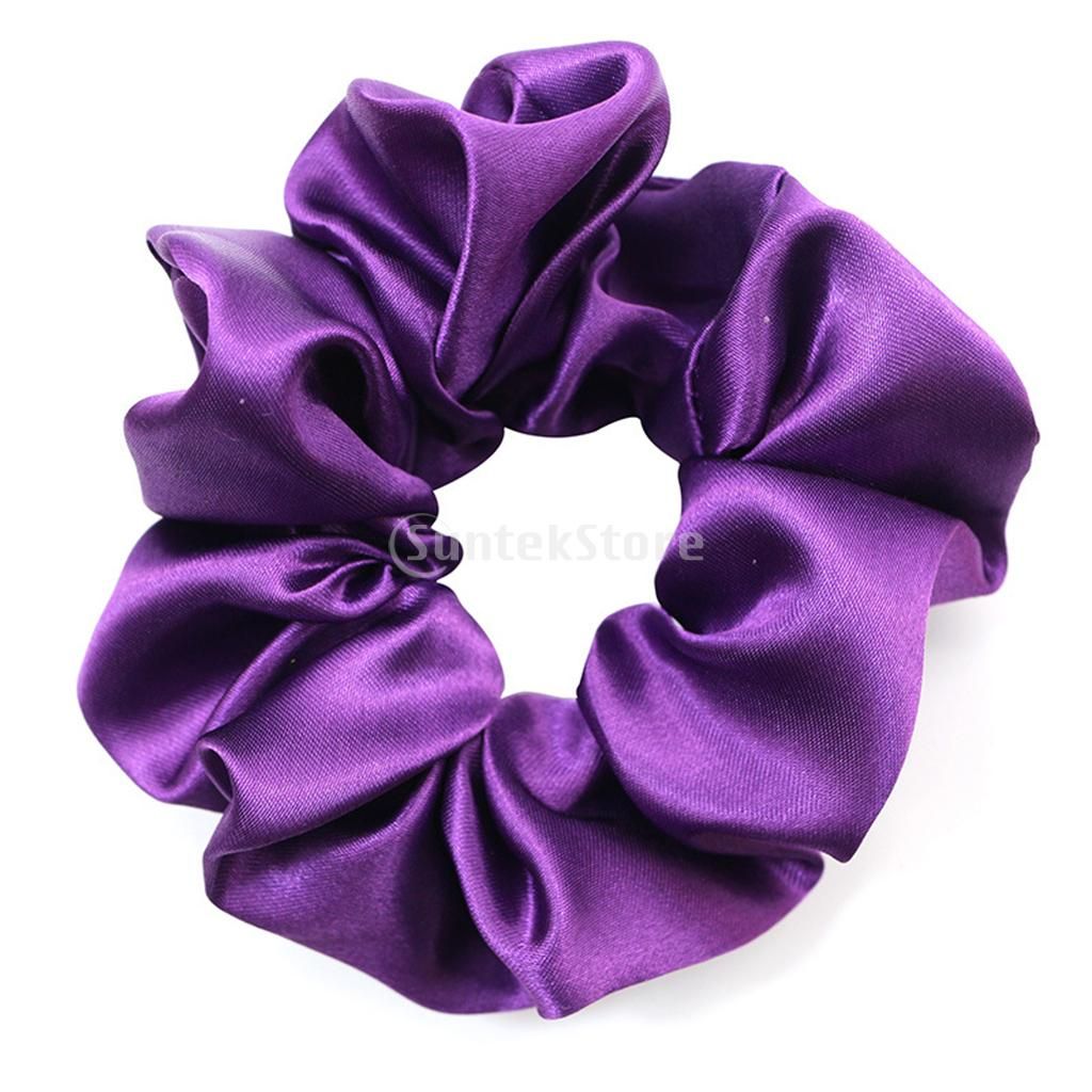 20PC Women Satin Hair Scrunchies Elastic Bobble   Hair Ties Rope Band