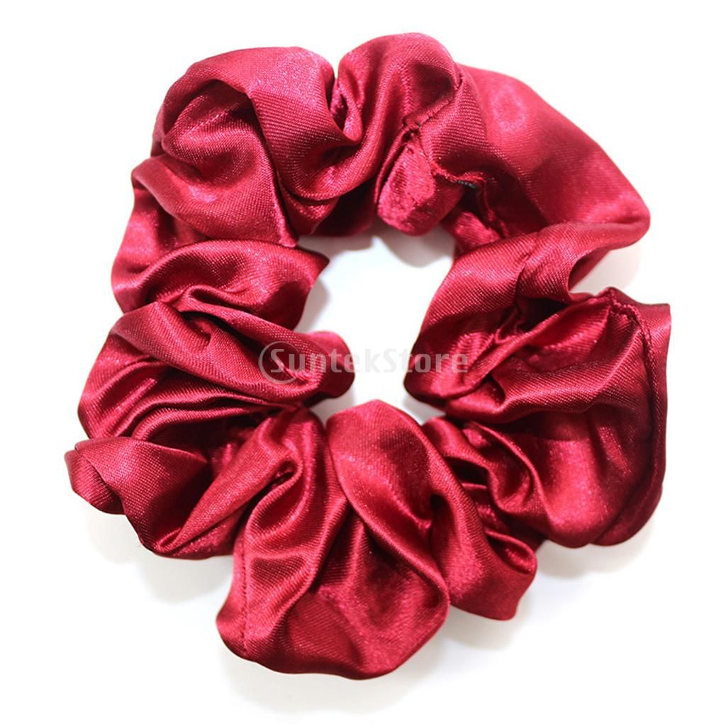20PC Women Satin Hair Scrunchies Elastic Bobble   Hair Ties Rope Band