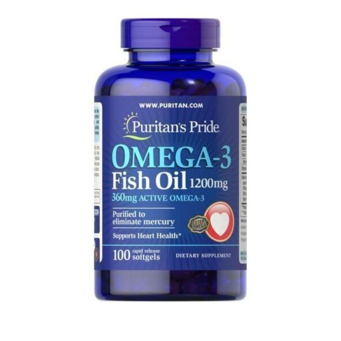 Omega-3 Fish Oil 1200mg,  100 Count