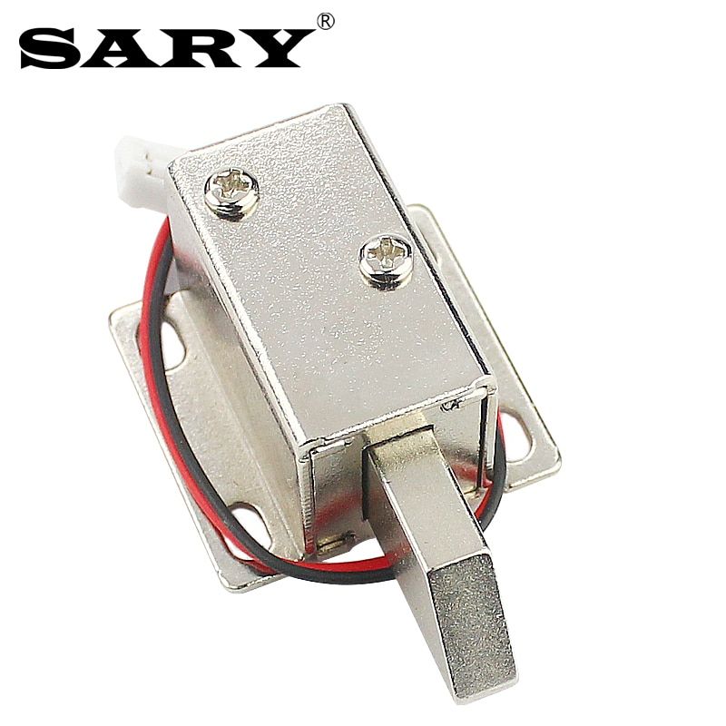 DC12V Mini Electronic Lock Door Lock Small Electric Bolt Lock Cabinet Door Electric Control Lock Electromagnetic Force Lock