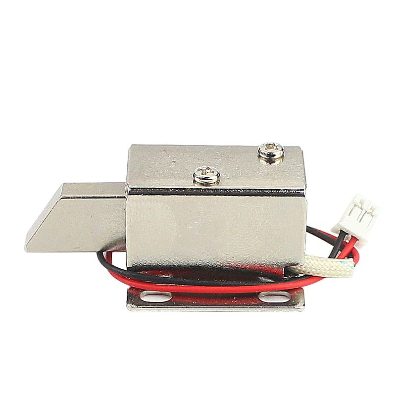 DC12V Mini Electronic Lock Door Lock Small Electric Bolt Lock Cabinet Door Electric Control Lock Electromagnetic Force Lock