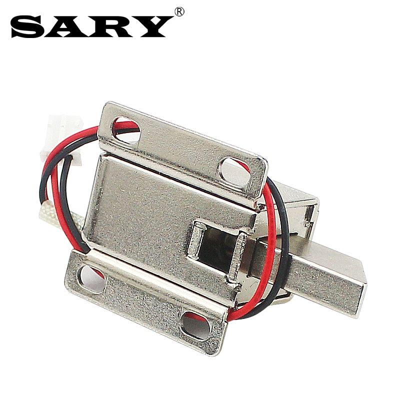DC12V Mini Electronic Lock Door Lock Small Electric Bolt Lock Cabinet Door Electric Control Lock Electromagnetic Force Lock
