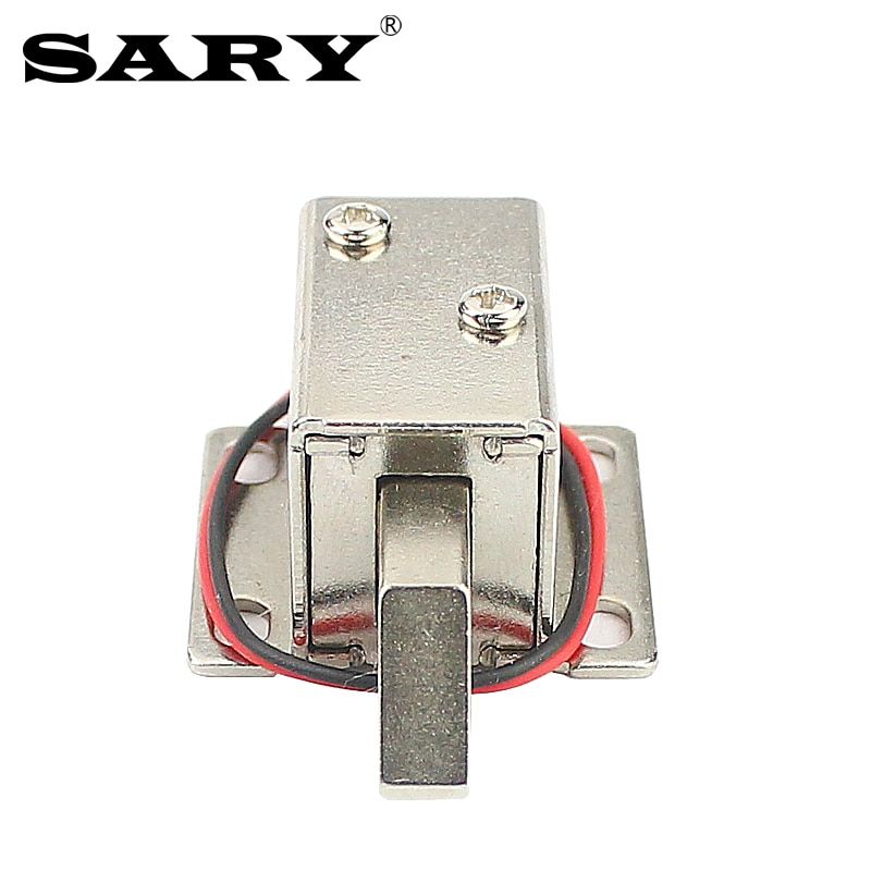DC12V Mini Electronic Lock Door Lock Small Electric Bolt Lock Cabinet Door Electric Control Lock Electromagnetic Force Lock
